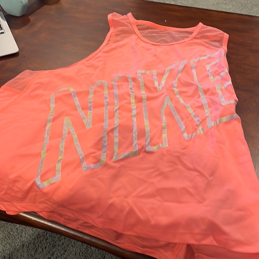 Pink Nike top